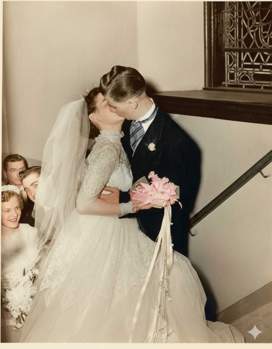 Mom-Dad Wedding 1953 (13)